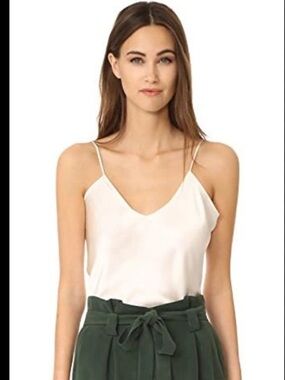 Silk Ivory Cami Fiora Emerson Thorpe Top